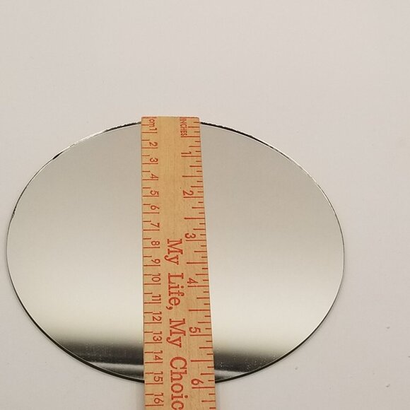 Vintage 80s Glass Nativity Mirrored Base Christmas Holiday 4 Piece Figurines Set - Picture 8 of 10